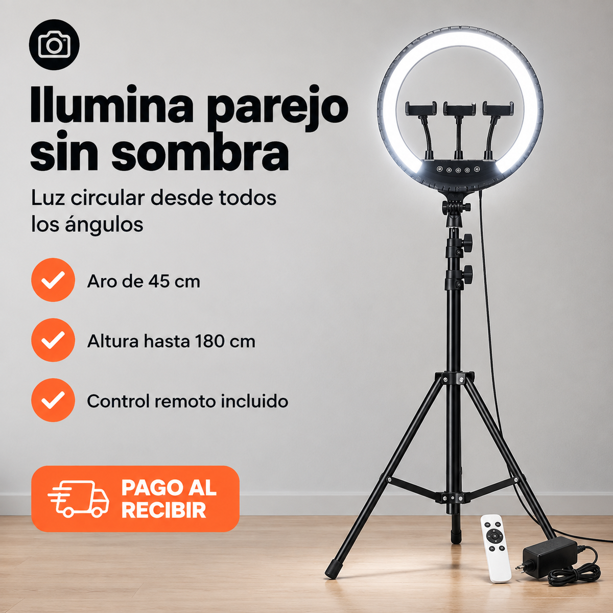 ARO DE LUZ LED 45 CM - 1900370 — vista 1