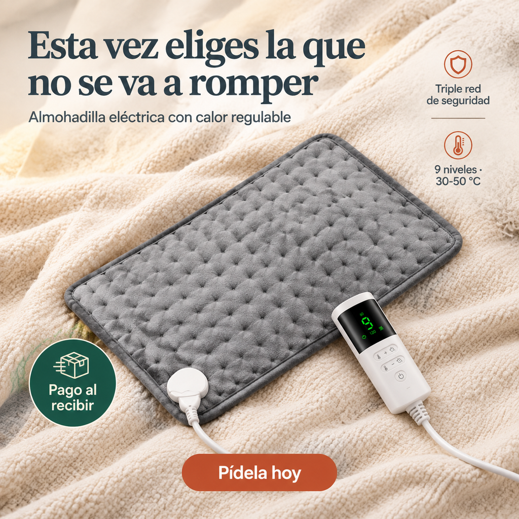 Manta Lumbar Electrica Fisioterapia - 53991 — vista 1