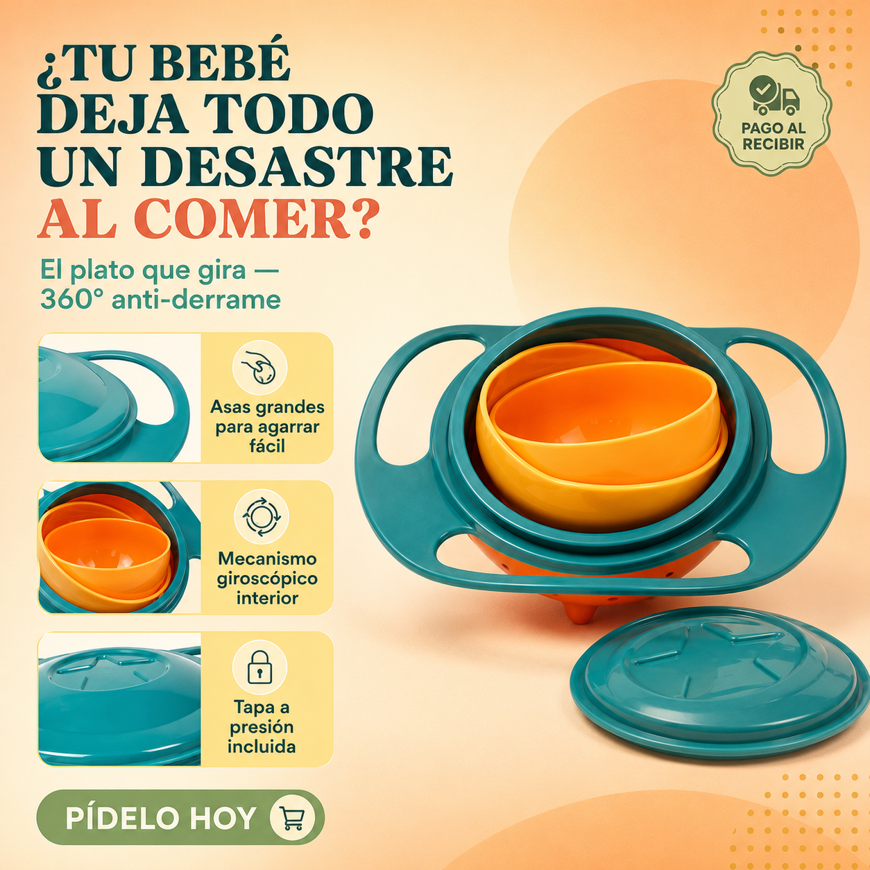 Tazon Giratorio 360 Antiderrame G - 4389 — vista 1
