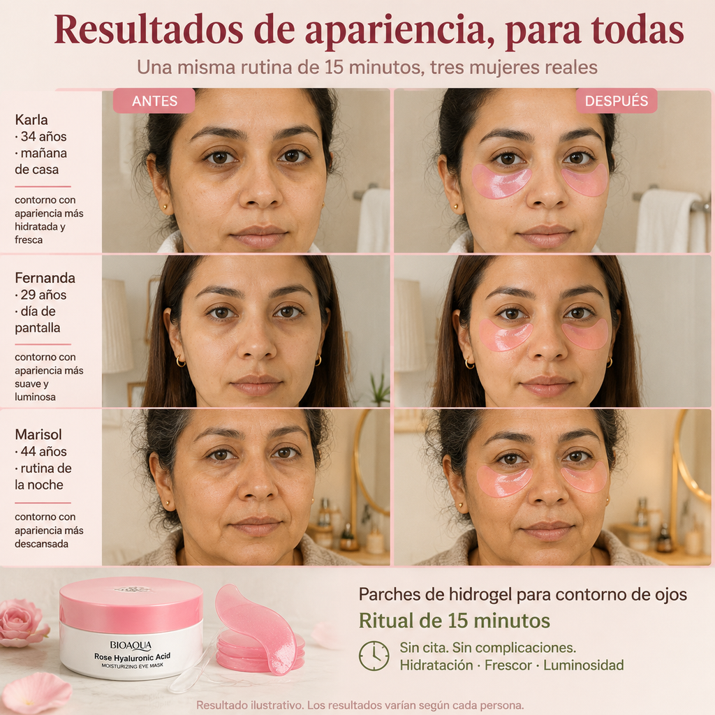 Collageno De Rosas Reafirmante De Ojos - 4719 — vista 2