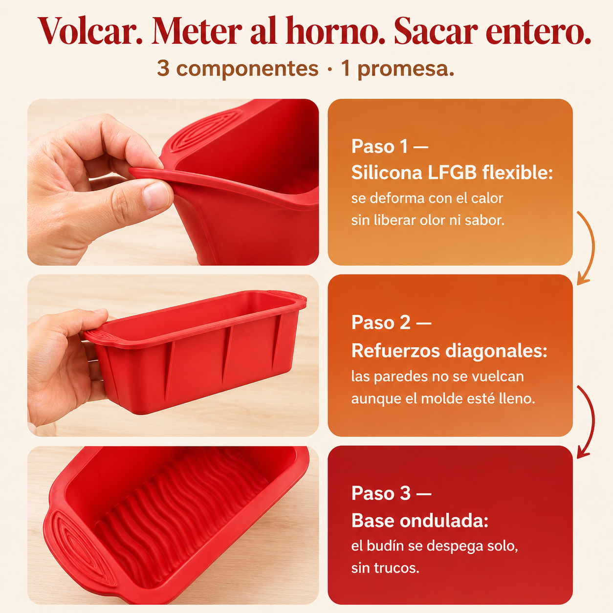 Molde Silicona Rectangular - id4351 — vista 2