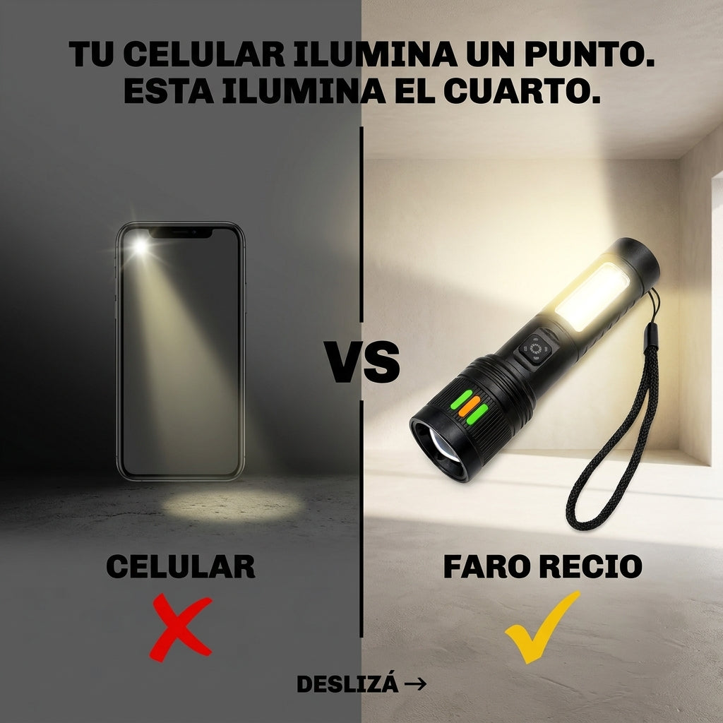 Linterna Tactica Solar Dazzel Flex M035 - id 6510 — vista 2