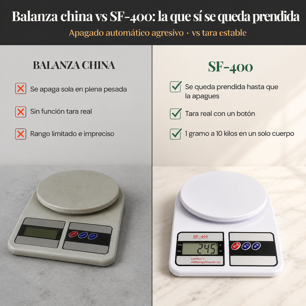 Balanza Electronica 0.1g 10kg - 4730 — vista 2