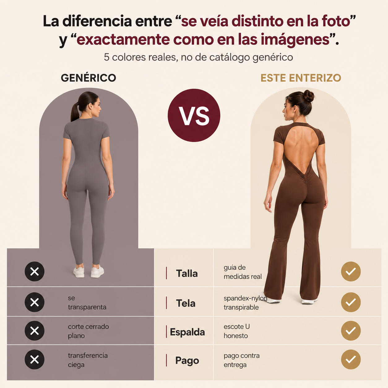 Enterizo Seductor con Mangas - 1119 — vista 2