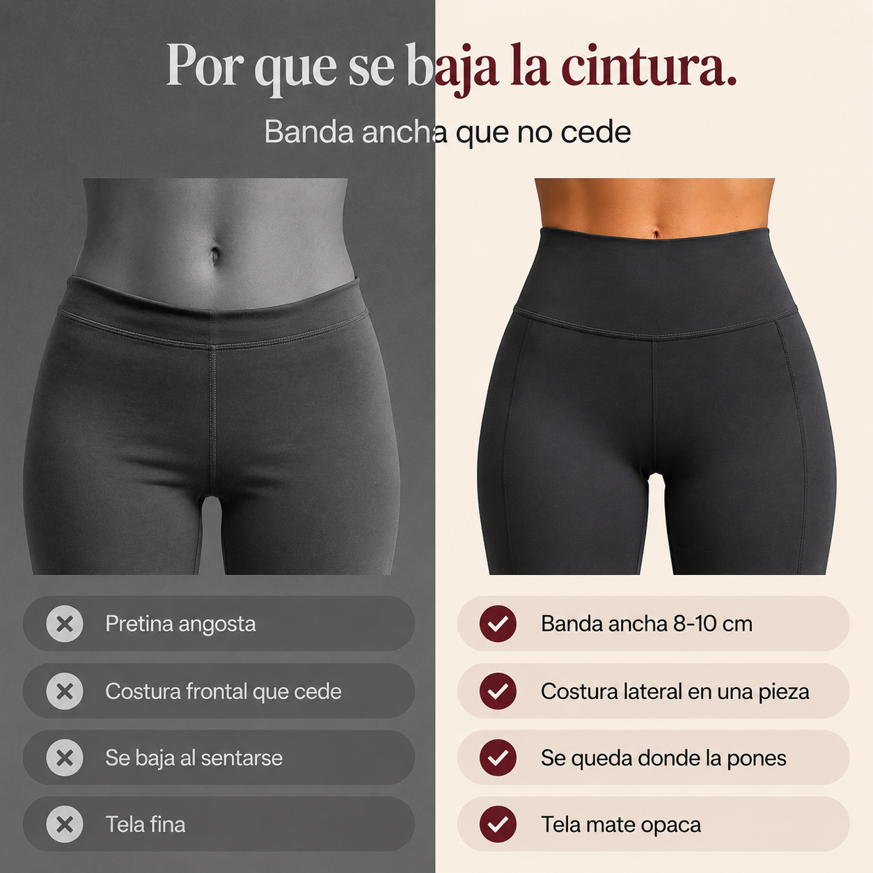 Pack 3 Leggins Acampanados - 136077 — vista 2