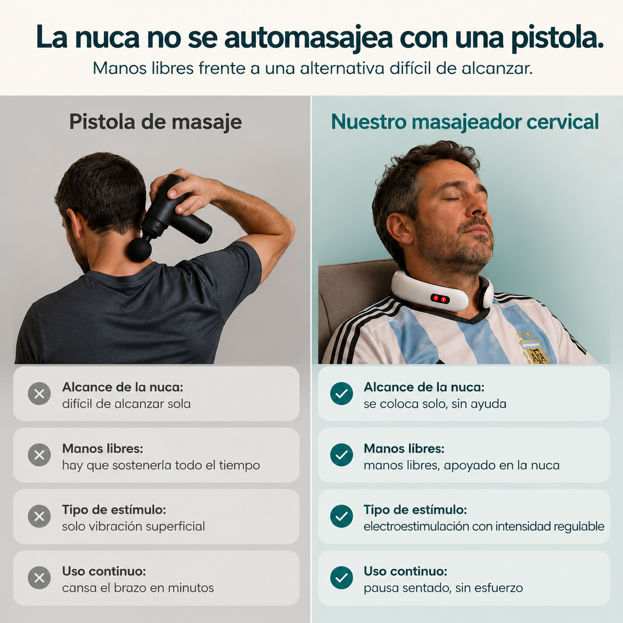 Masajeador De Cuello Electroestimulacion - id 1857 — vista 2