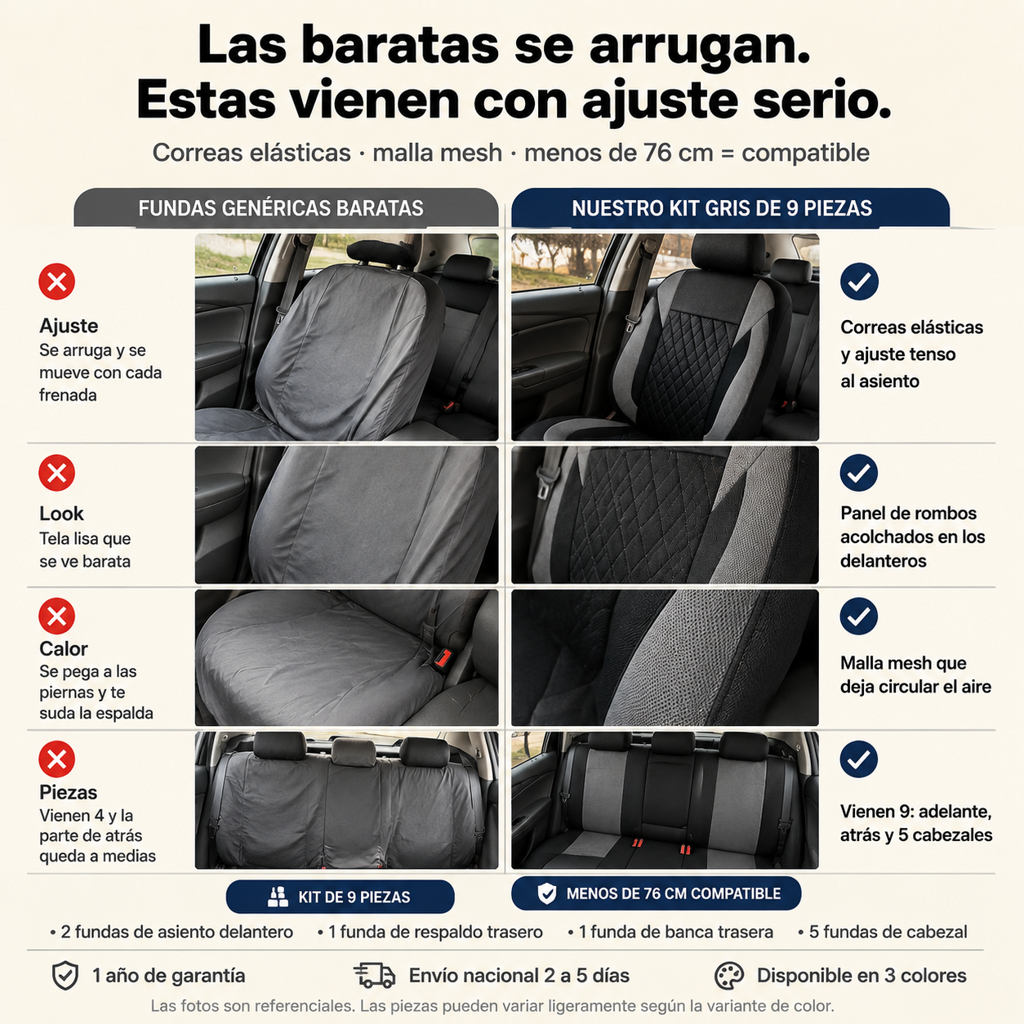 Juego De Funda Para Asiento De Auto - 97530 — vista 2