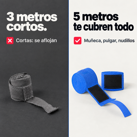 Vendas Rigidas Boxeo X2 5m Kickboxing - 19504 — vista 2