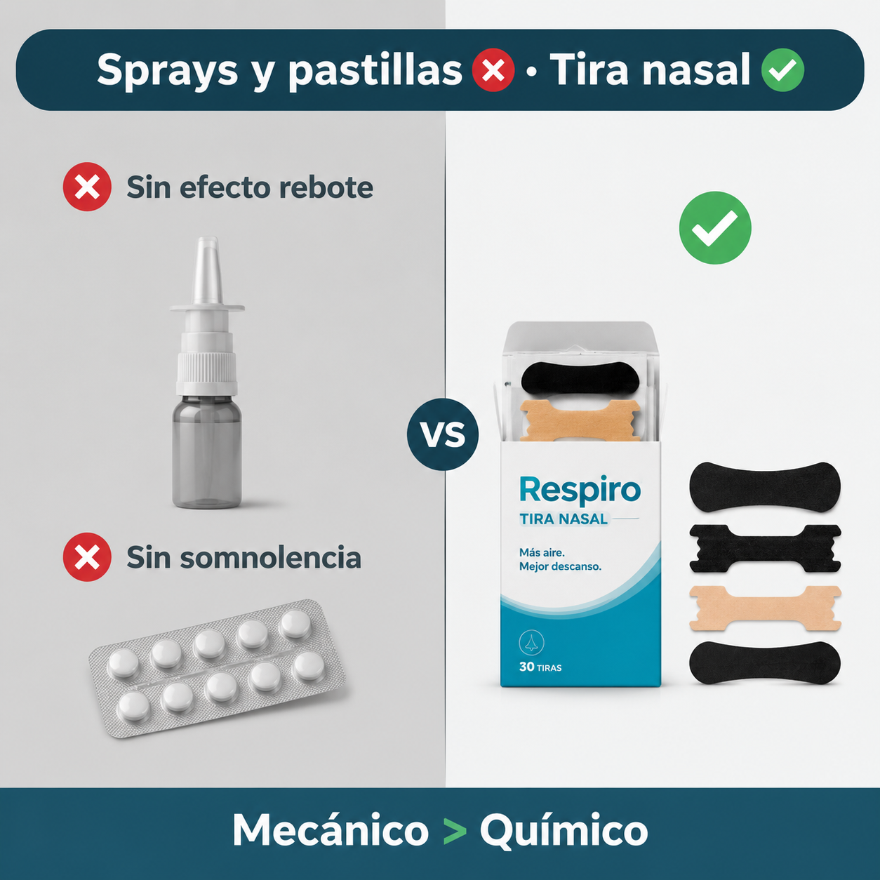 Tiras Nasales Para Respiracion — vista 2