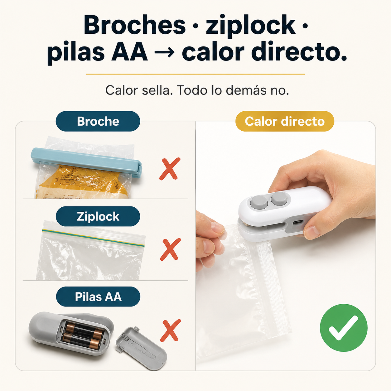 Sellador De Bolsas Mini Portatil - id11027 — vista 2
