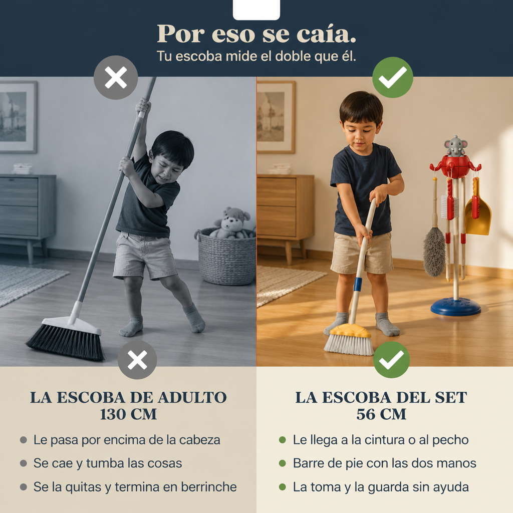 Set De Aseo Didactico Limpieza Ninos 8pz - 15167 — vista 2