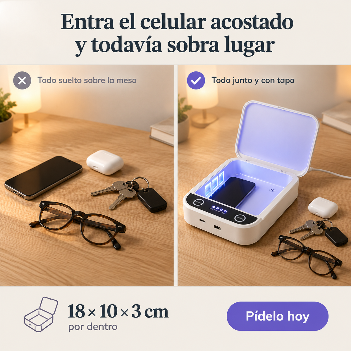 Esterilizador Con Luz Uv Top Seller - 1339 — vista 2