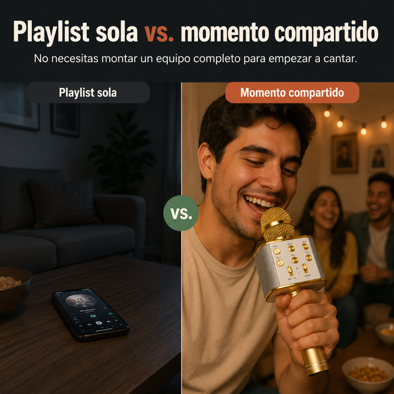 Microfono Karaoke Bluetooth Stc -id 3192 — vista 2