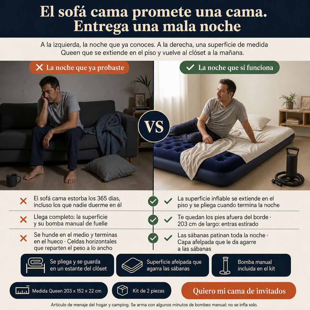 Cama Hinchable Queen - 25153 — vista 2