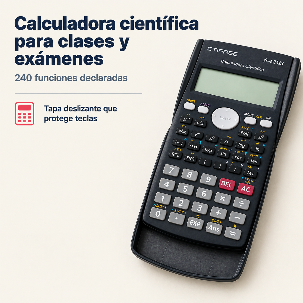 Calculadora Cientifica Justop Pila A - 6900 — vista 3