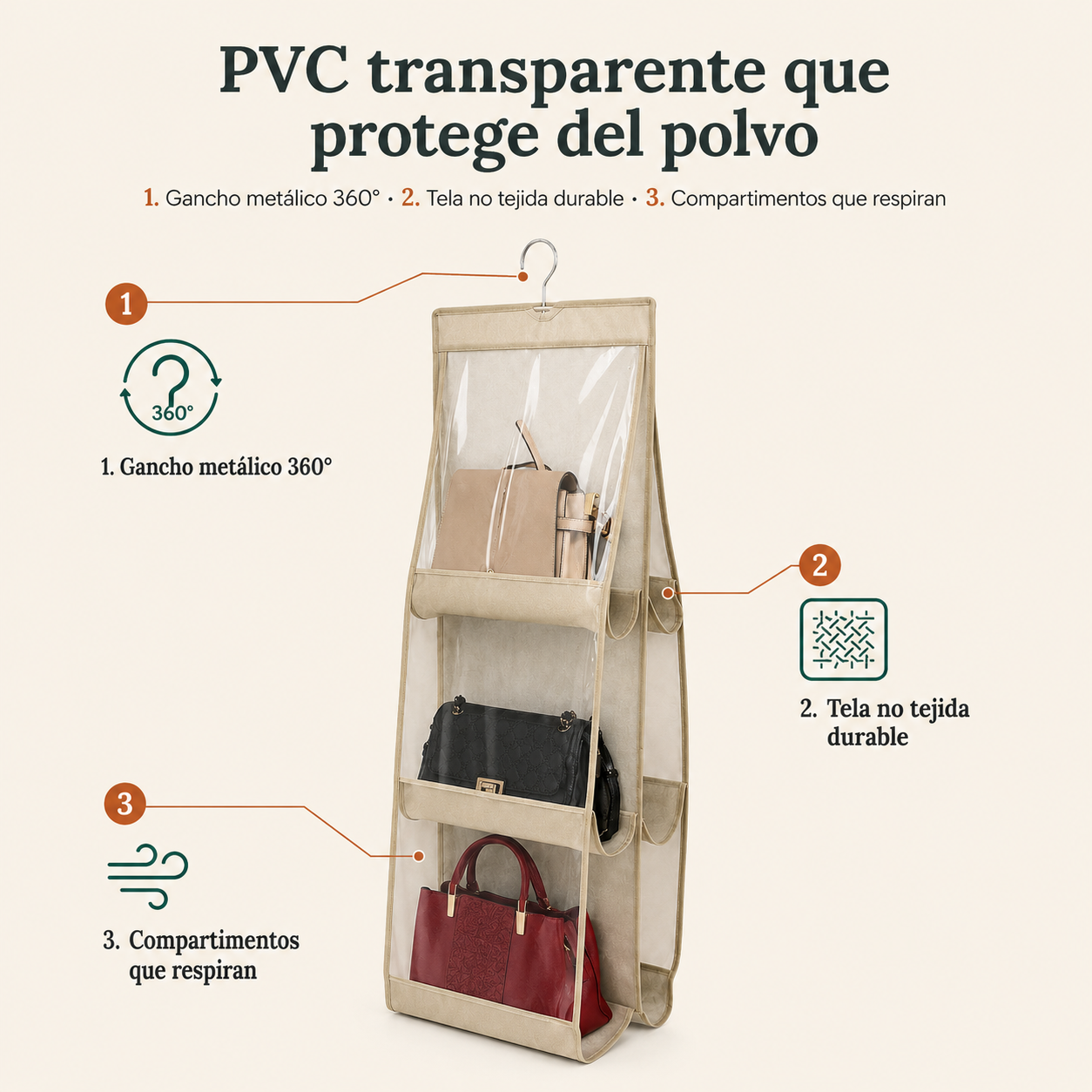 Organizador Carteras — vista 3