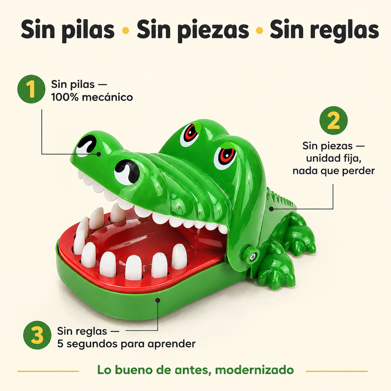 Cocodrilo Dentista - 32091 — vista 3