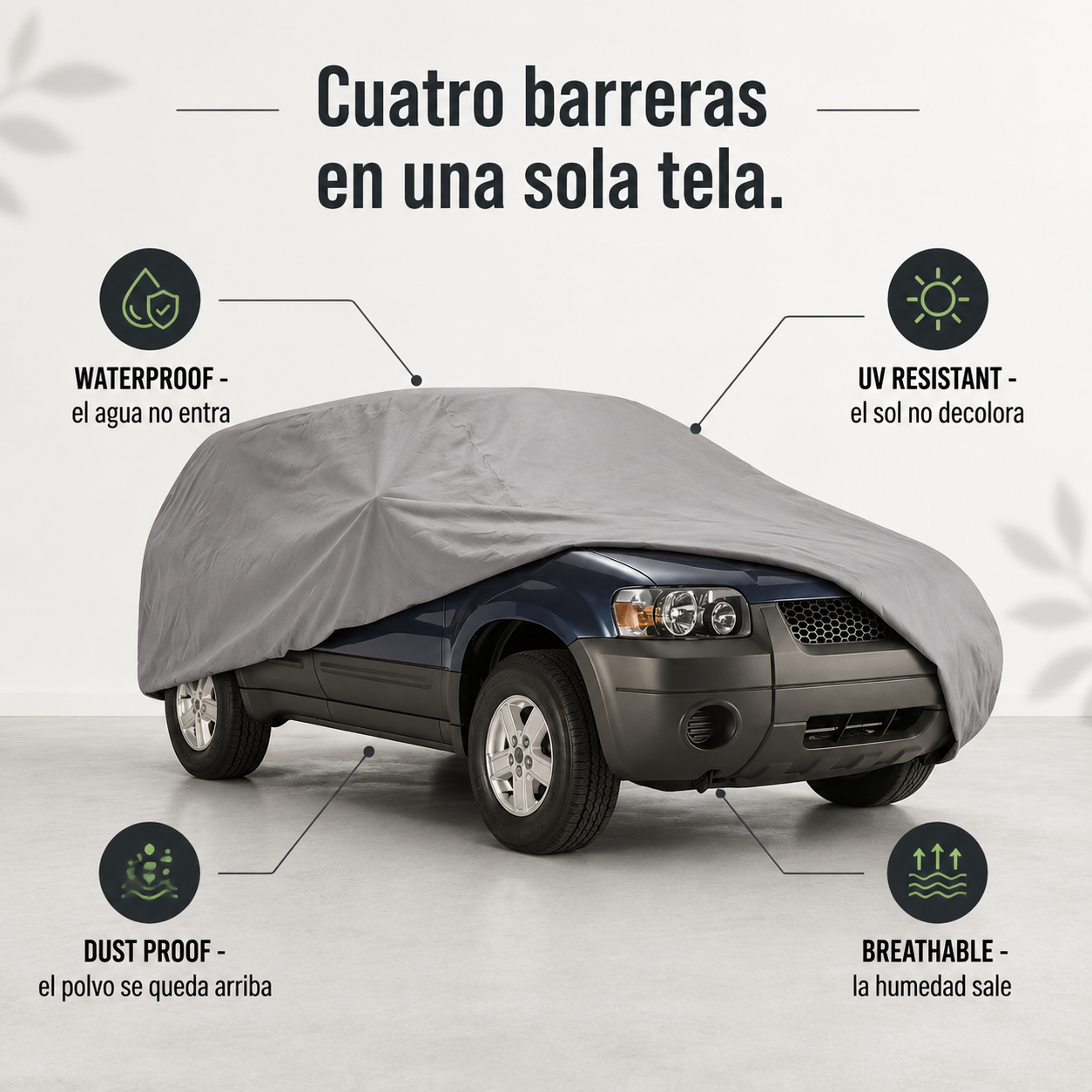 Cobertor Para Auto Autos Grandes — vista 3
