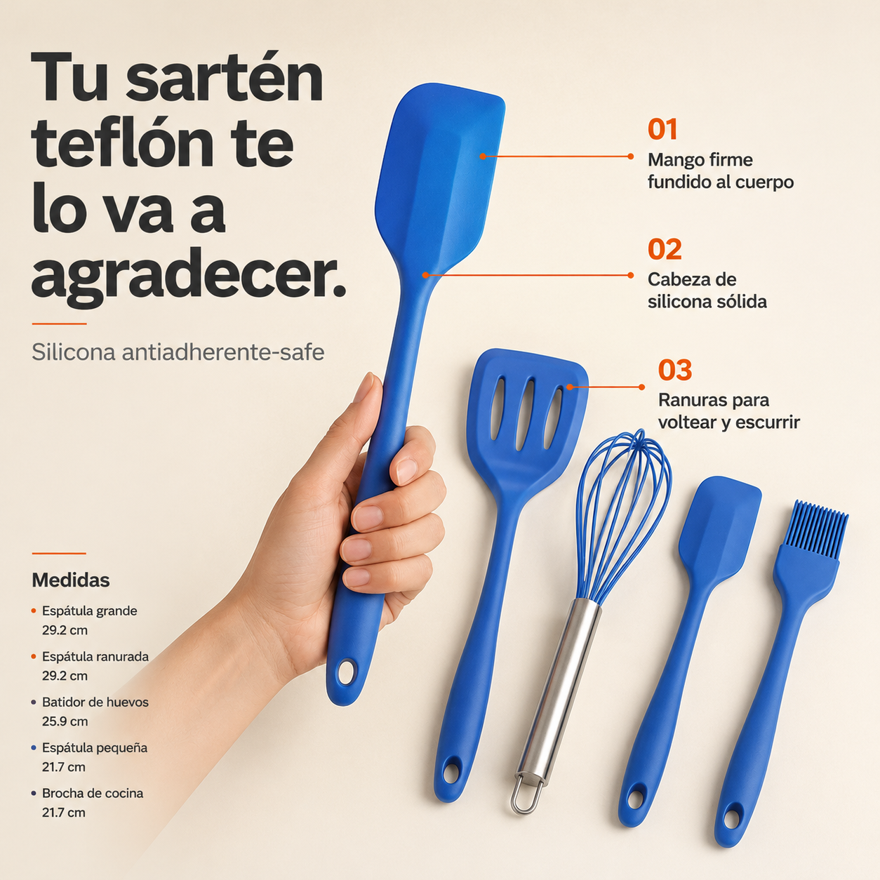 Set De Utensilios De 5 Piezas - 102910 — vista 3
