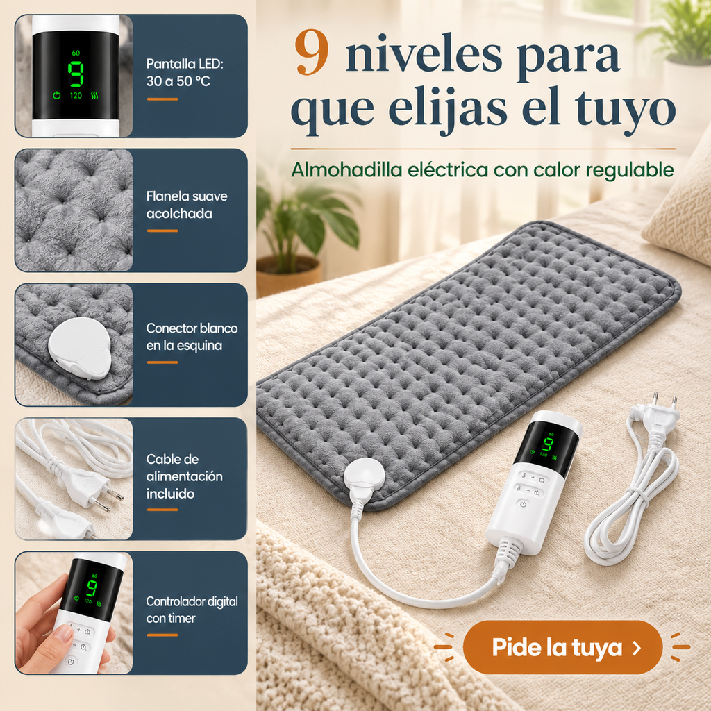 Manta Lumbar Electrica Fisioterapia - 53991 — vista 3