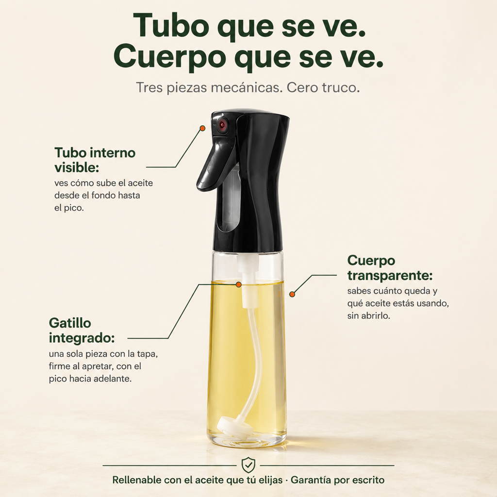 Pulverizador De Aceite Vidrio - 120502 — vista 3