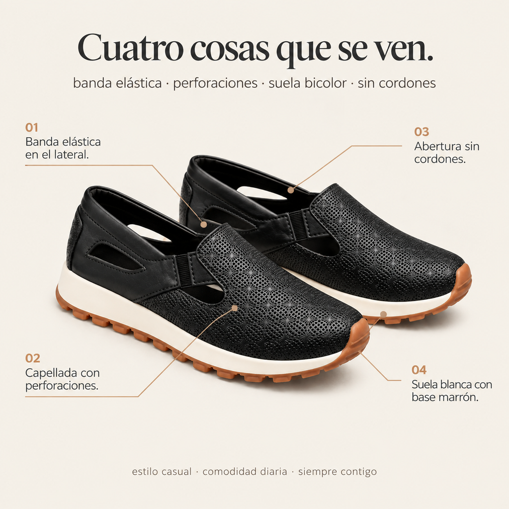 Zapatillas mafalda oxford dama - 1634841 — vista 3