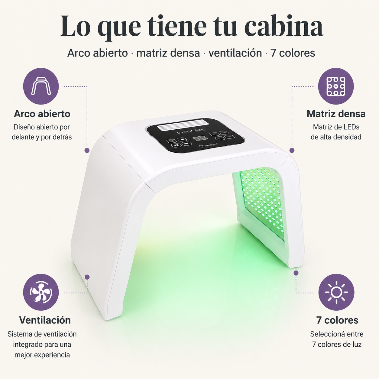 Cabina Led Facial Y Corporal Lifting - 1342 — vista 3