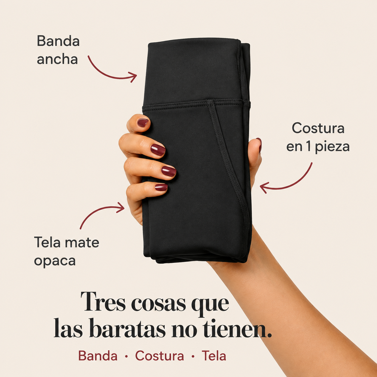 Pack 3 Leggins Acampanados - 136077 — vista 3