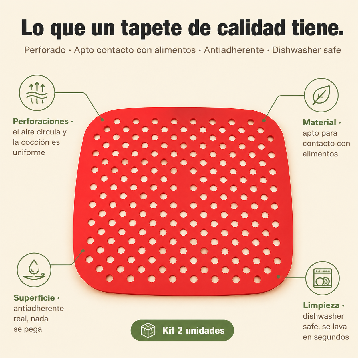Silicona Para Air Fryer — vista 3