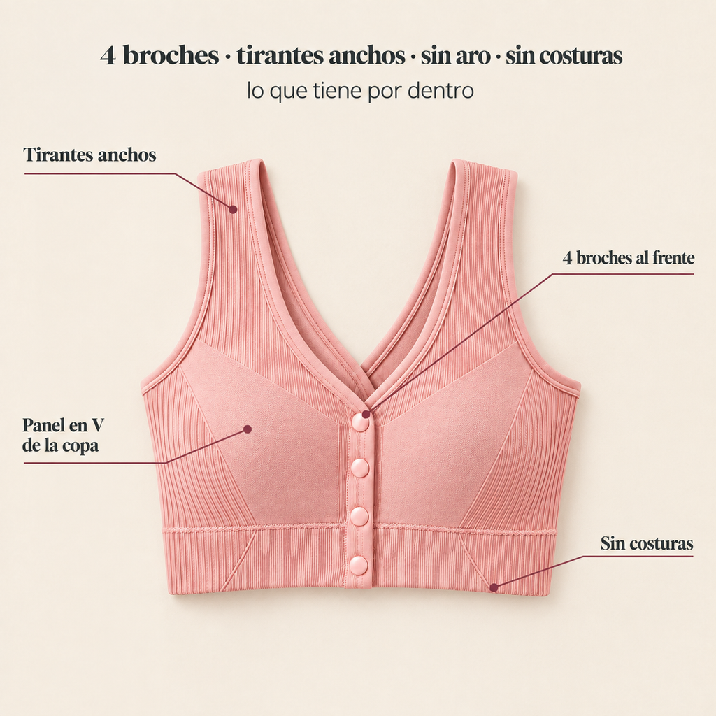 Brasier Con Broche Levanta Busto - 76815 — vista 3