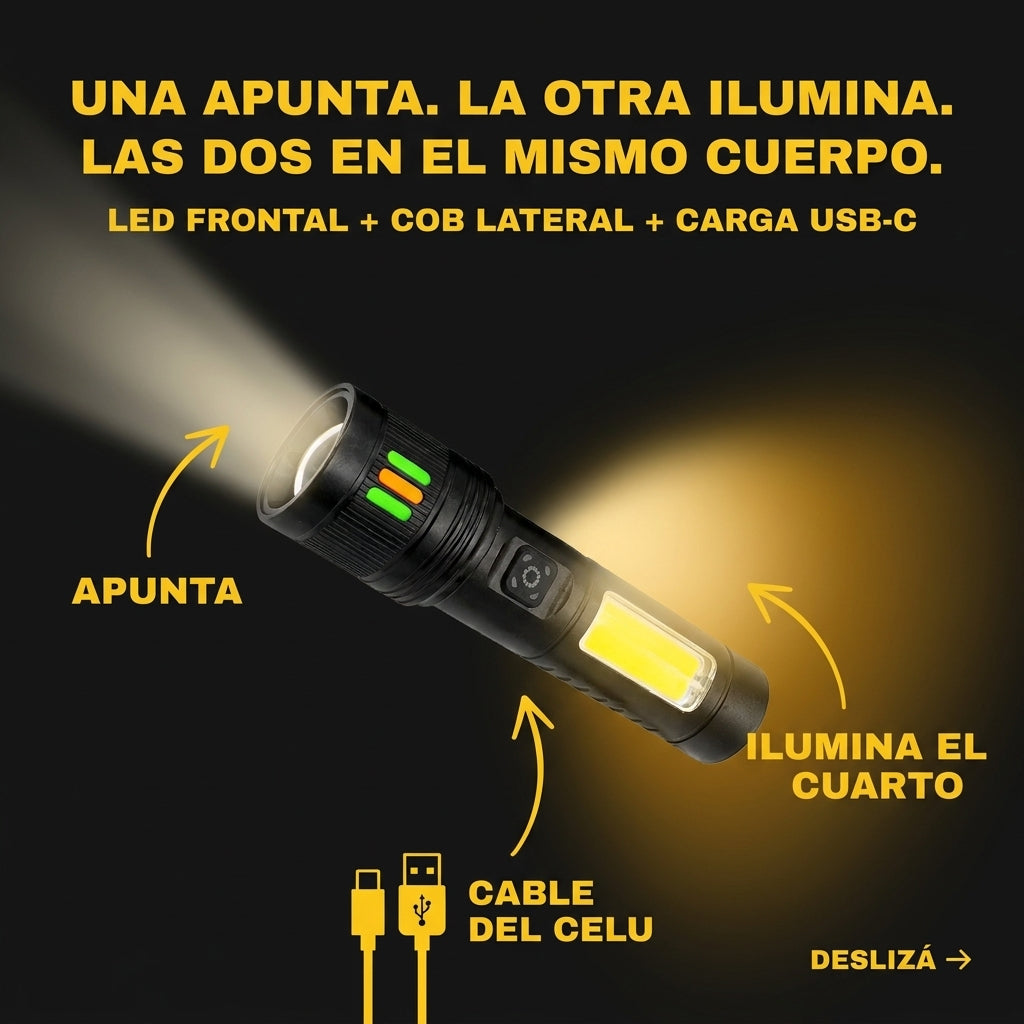 Linterna Tactica Solar Dazzel Flex M035 - id 6510 — vista 4