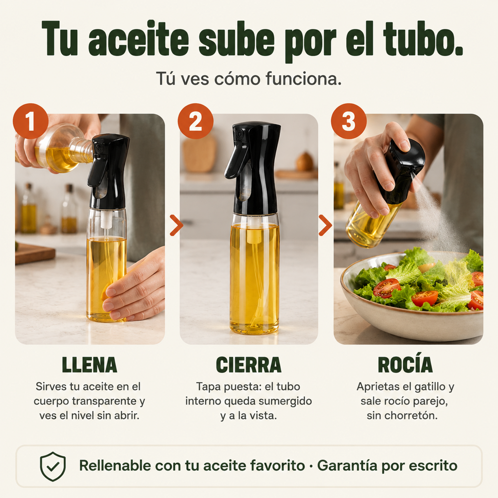 Pulverizador De Aceite Vidrio - 120502 — vista 4