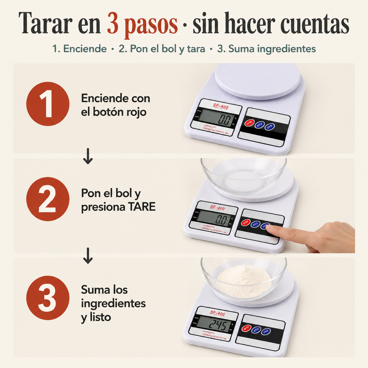 Balanza Electronica 0.1g 10kg - 4730 — vista 4