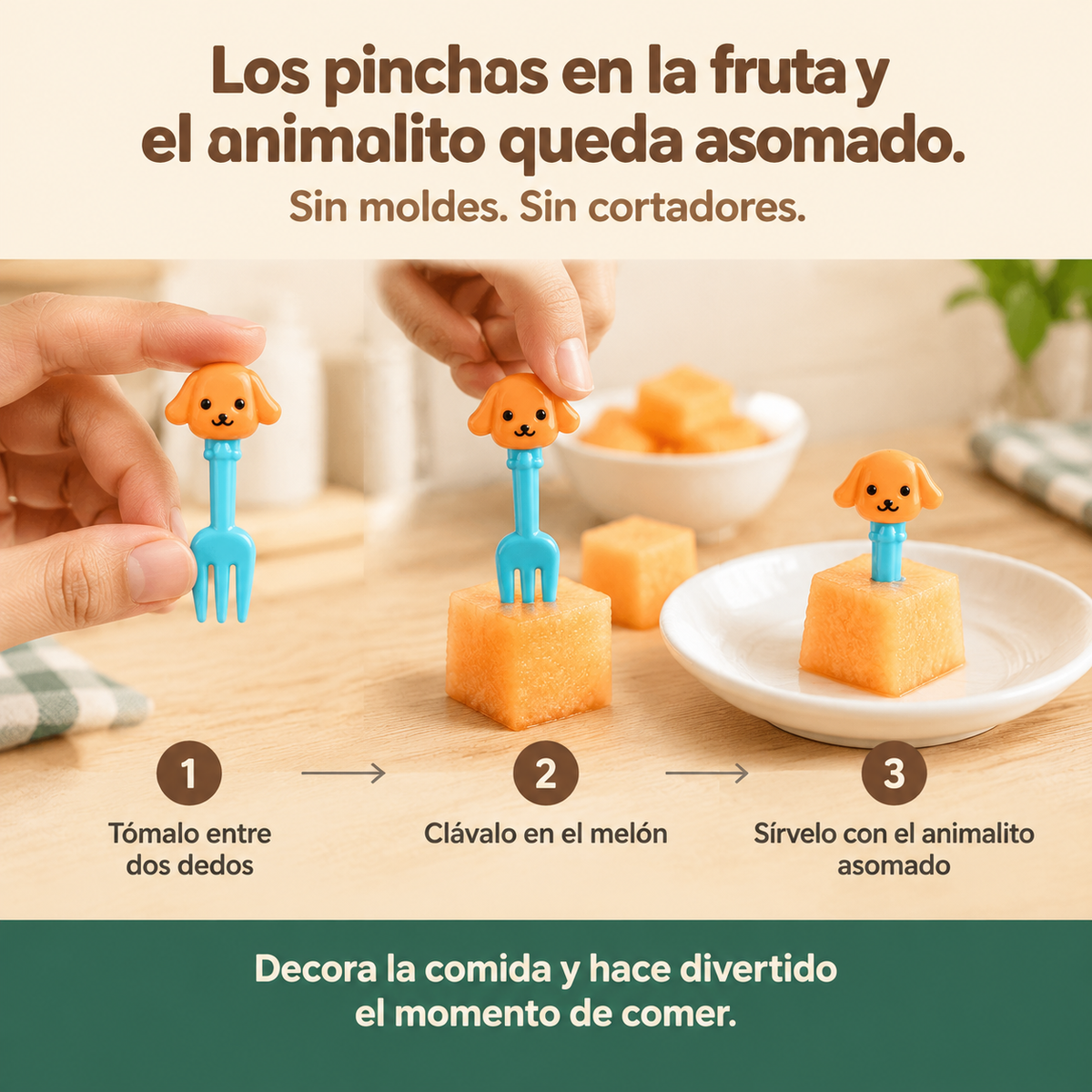 Mini Palillos De Animales Contiene 10 Pz - 40297 — vista 4