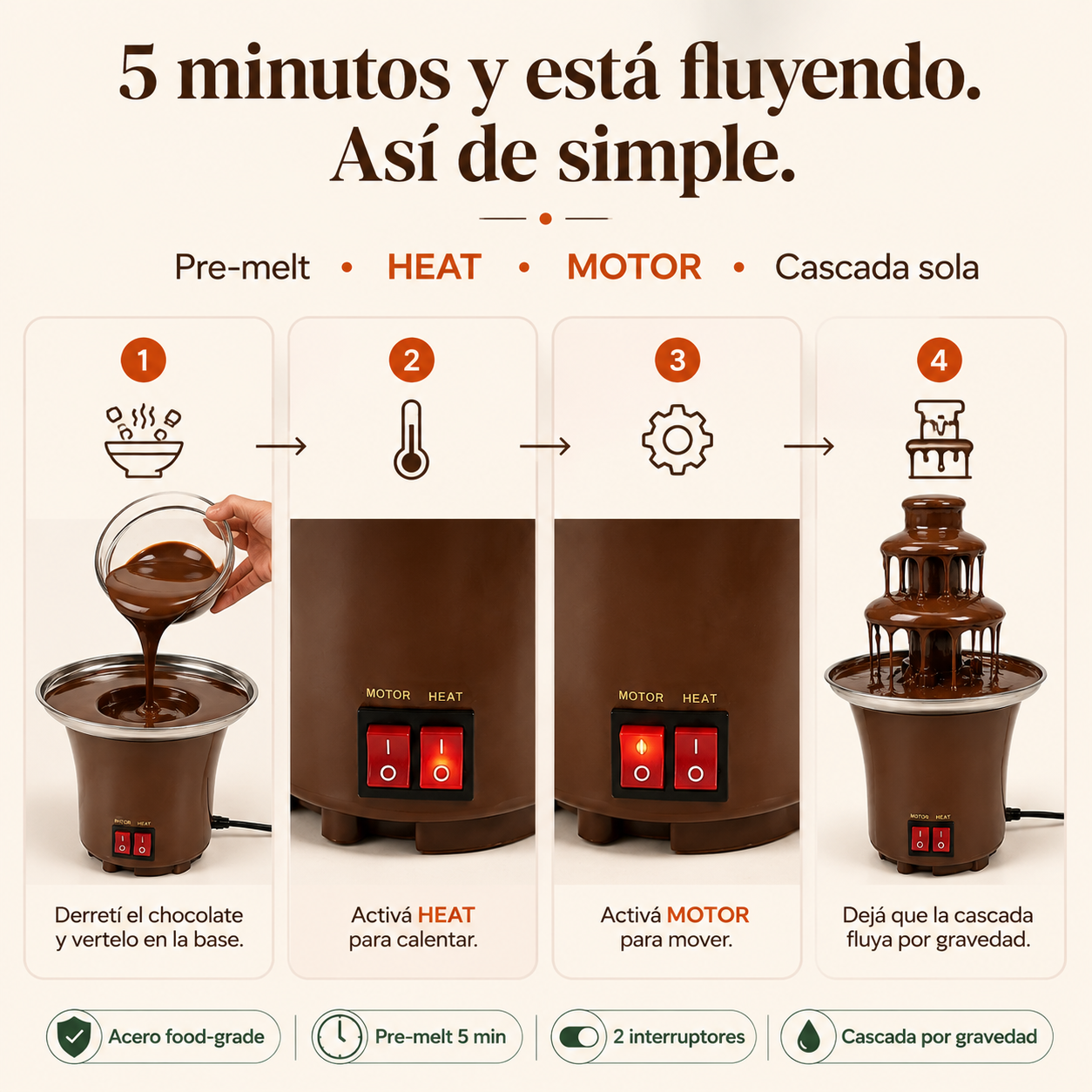 Fuente De Chocolate 3 Niveles - 142187 — vista 4