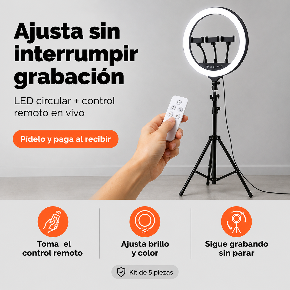 ARO DE LUZ LED 45 CM - 1900370 — vista 4