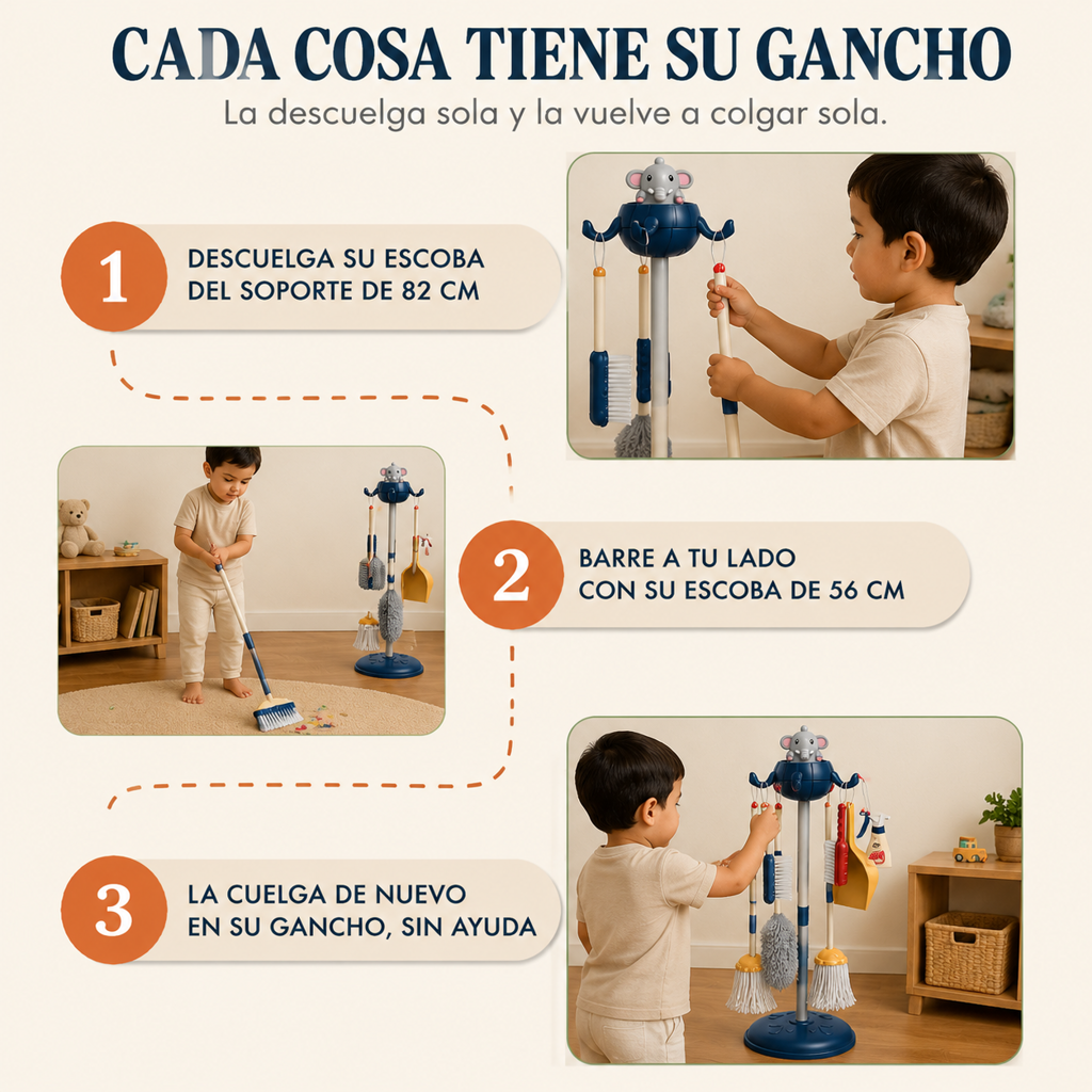 Set De Aseo Didactico Limpieza Ninos 8pz - 15167 — vista 4