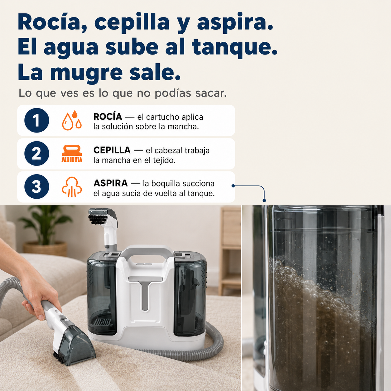 Maquina Limpiadora De Alfombras Y Tapice - 6509 — vista 4
