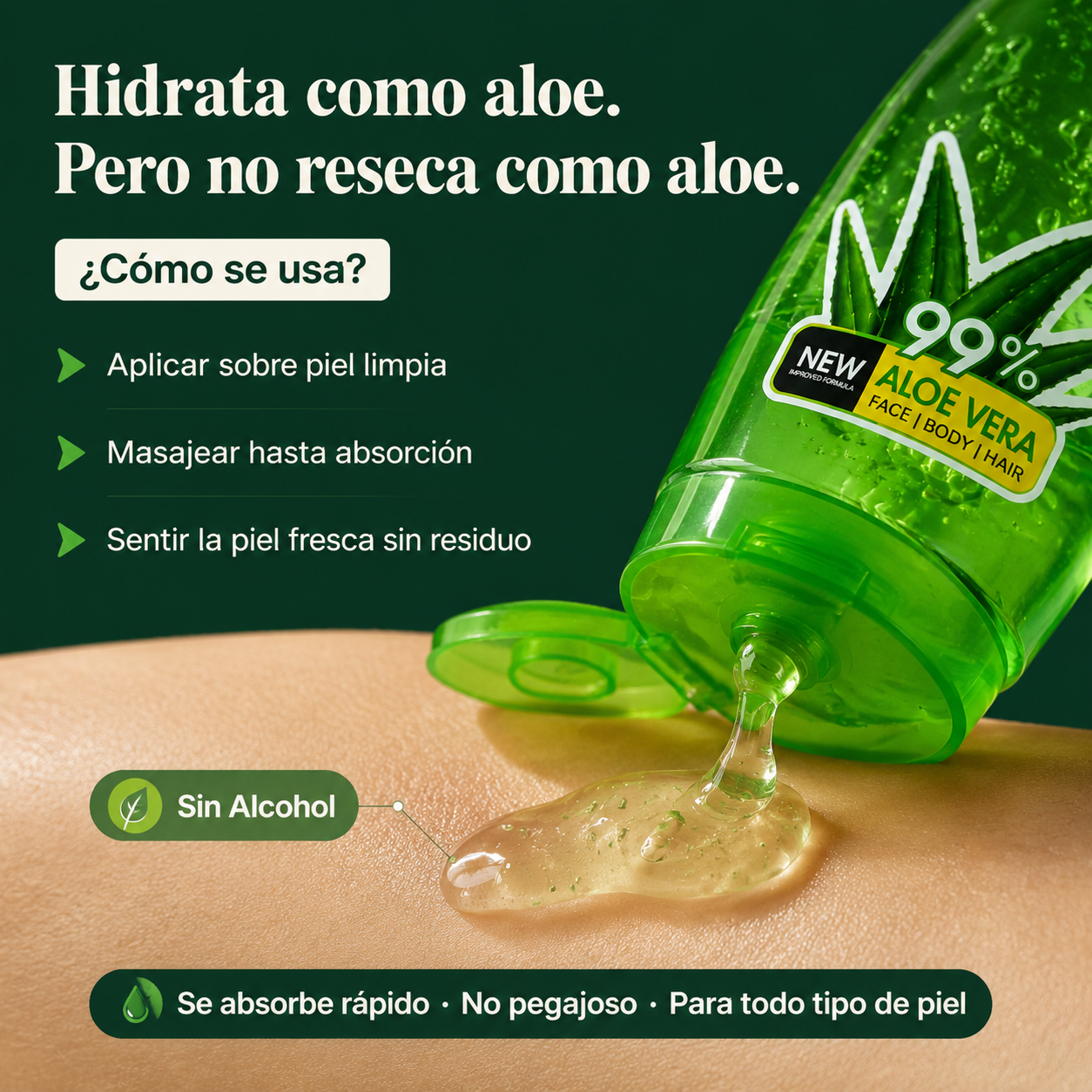 Gel De Aloe Vera Hidratante - 100140 — vista 4