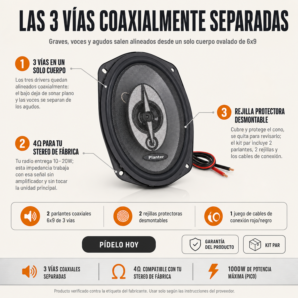 Altavoz Tweeter Optimizador Para Coche - 17458 — vista 4