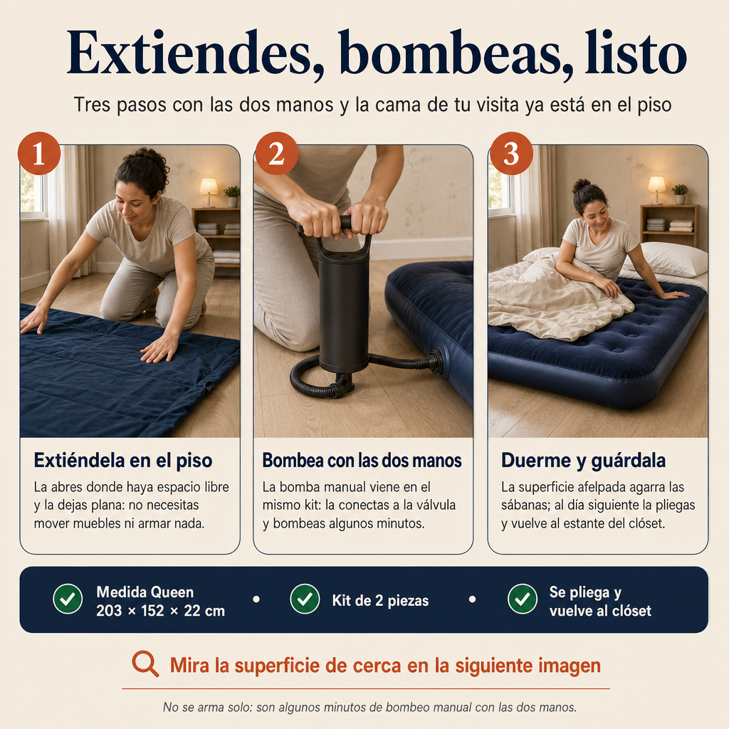 Cama Hinchable Queen - 25153 — vista 4