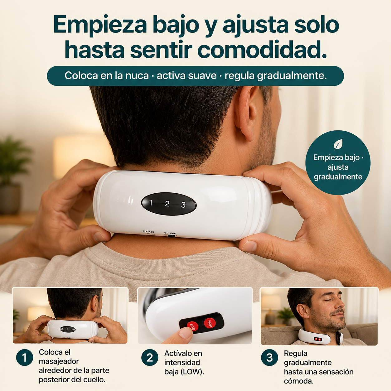Masajeador De Cuello Electroestimulacion - id 1857 — vista 4