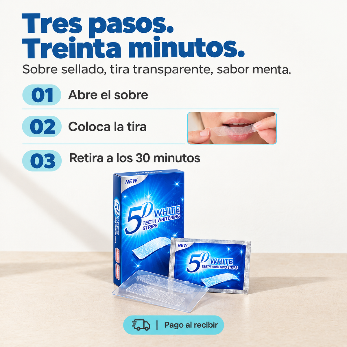 Tiras Gel Blanqueamiento Cuidado Dental - 6982 — vista 4