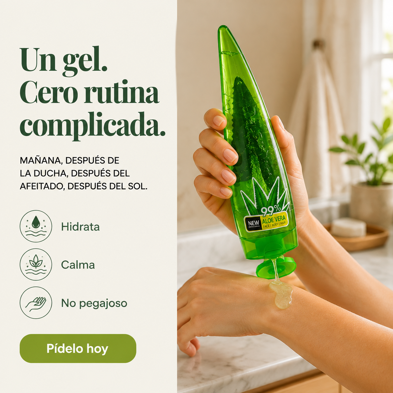 Gel De Aloe Vera Hidratante - 100140 — vista 6