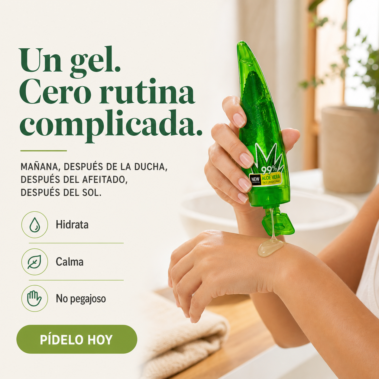 Gel De Aloe Vera Hidratante - 100140 — vista 5