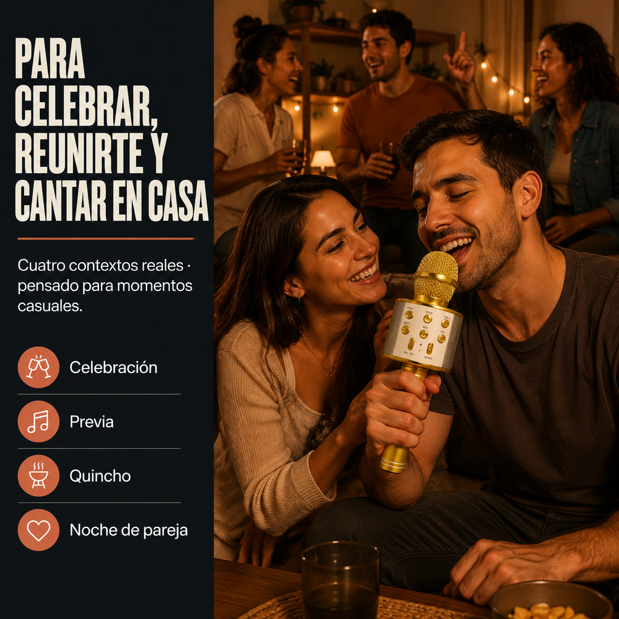 Microfono Karaoke Bluetooth Stc -id 3192 — vista 5