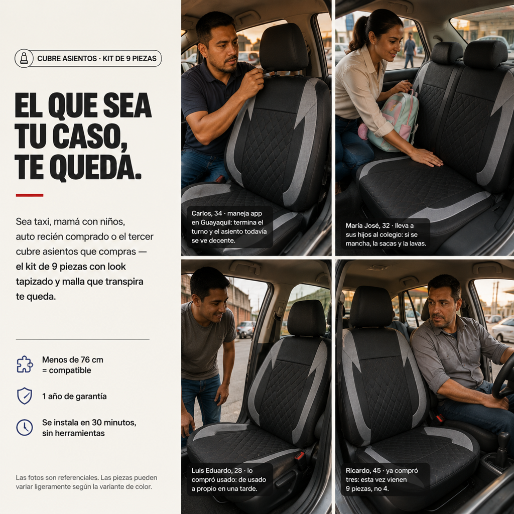 Juego De Funda Para Asiento De Auto - 97530 — vista 5
