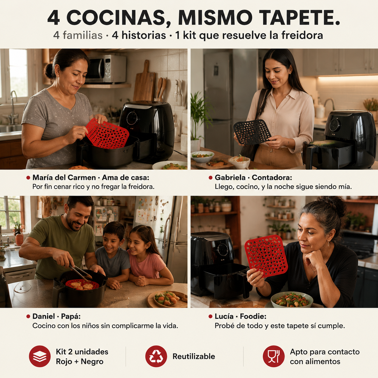 Silicona Para Air Fryer — vista 5