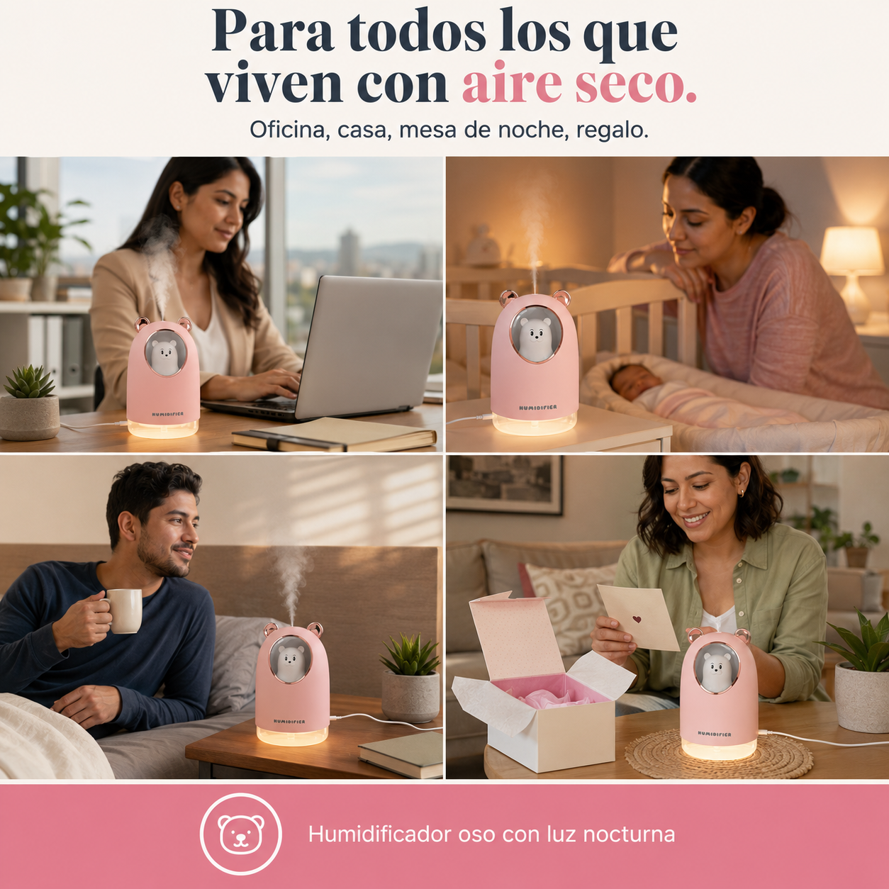 Humidificador Mini Portatil Oso - 820 — vista 5