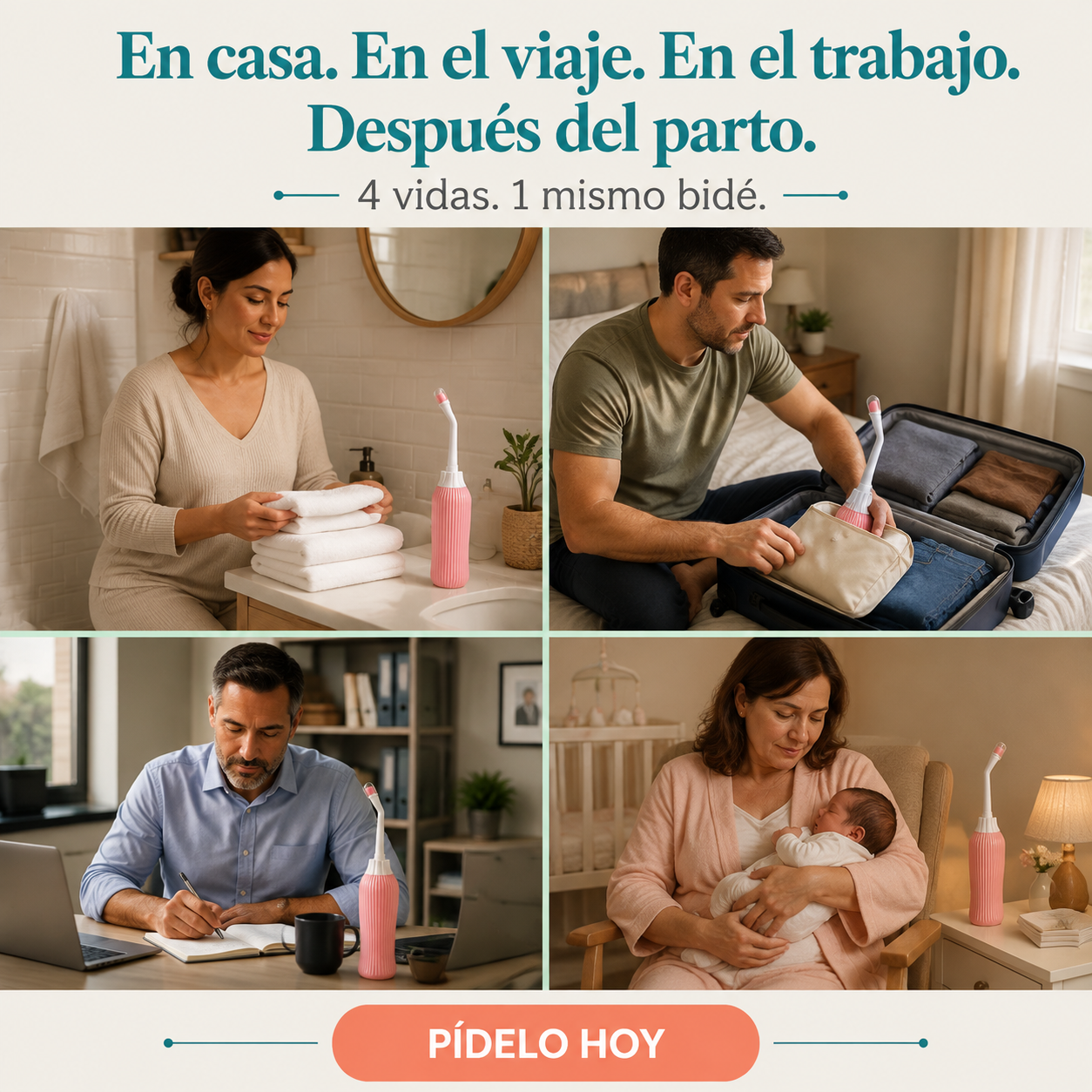 Bidet Portatil 500ml Higiene - 8024 — vista 5